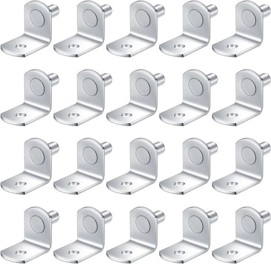 Set di 20 supporti a forma di L in metallo 5 mm - Imbottitura stabile per piastrelle.