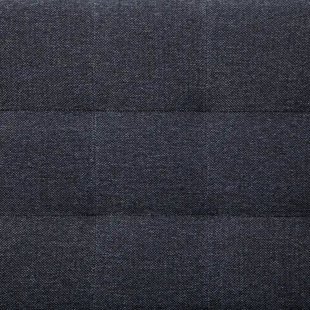 Divano letto a L grigio scuro in poliestere 282304