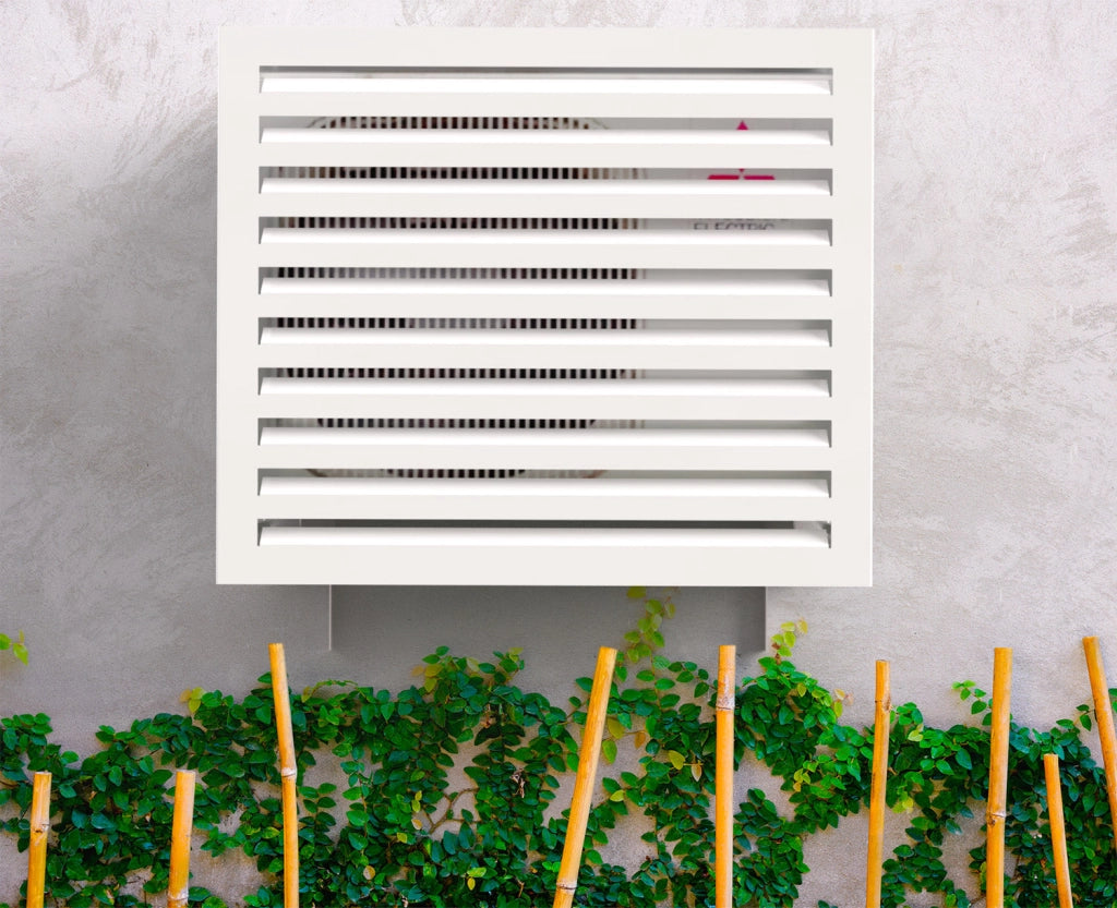 Copri Condizionatore 100x85x60 cm in Alluminio Blade M Bianco
