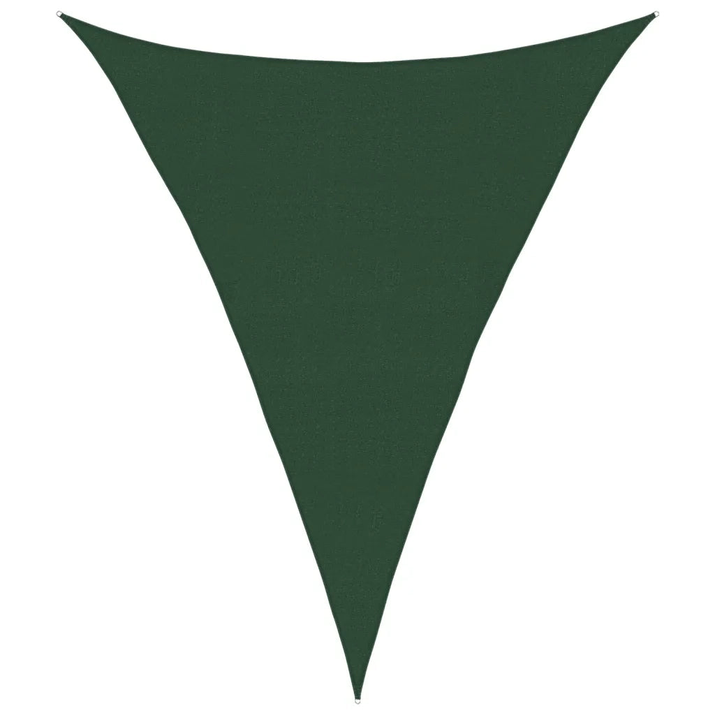Vela Parasole | Telo Ombra | Vela da ombra 160 g/m2 Verde Scuro 4x5x5 m in HDPE