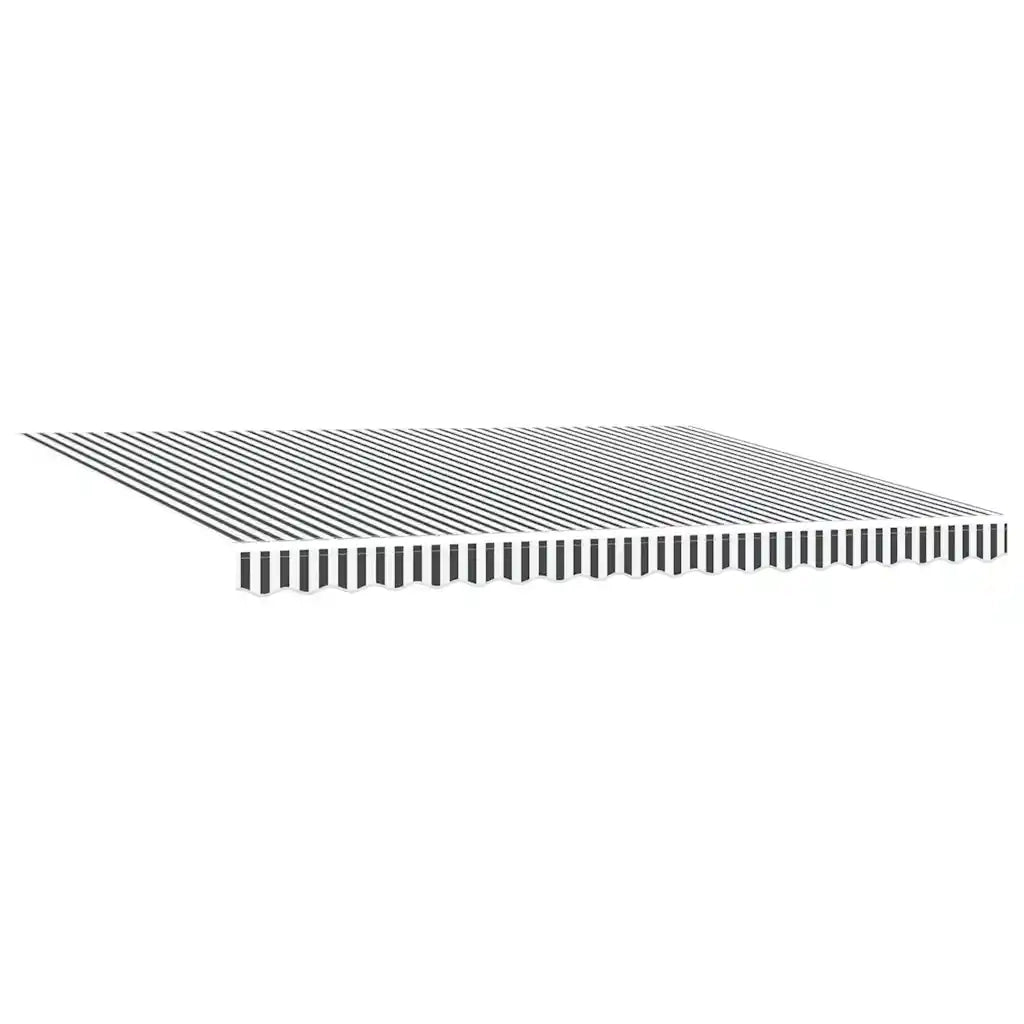 Tenda Retrattile Automatica LED Antracite e Bianco 450x300 cm