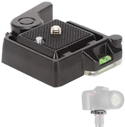 Accessorio per fotocamera - Placa di connessione rapida - QR40 Lega di alluminio - Morsetto universale - Nero - Stativo per fotocamera - Adatto per fotografi 

Nota: QR40, Lega di alluminio