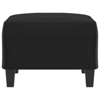 Poggiapiedi Nero 70x55x41 cm in Similpelle 349355