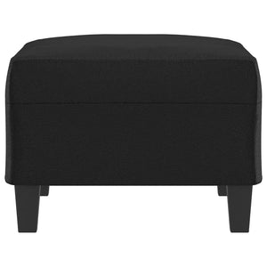 Poggiapiedi Nero 70x55x41 cm in Similpelle 349355