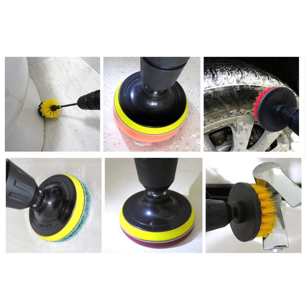 Set di Spazzole per Trapano – 12 Pezzi per Pulizia Universale | Alta Qualità, Compatibile con Trapani 1/4"