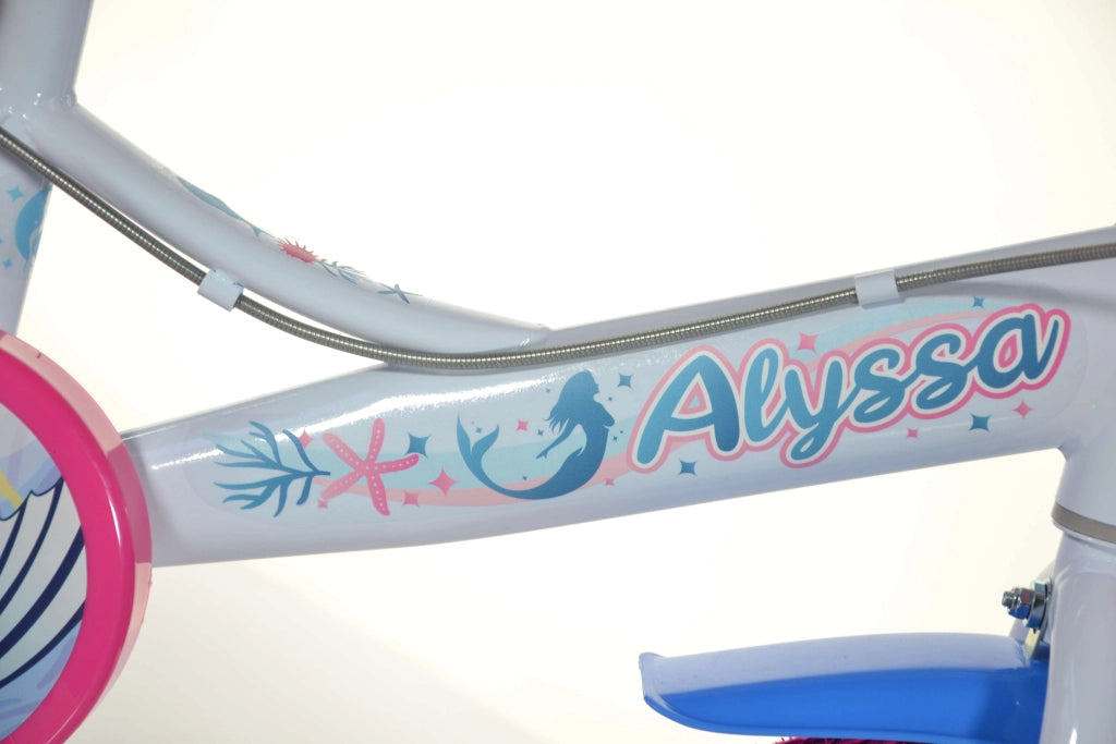 SIRENETTA ALYSSA 16", bicicletta per bambini, adatta ad etÃƒÂ  tra i 5 e i 7 anni, per altezza tra 105 e 135 cm, con