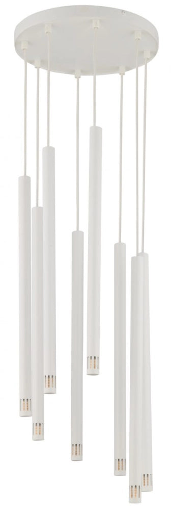 Lampada a sospensione bianca Sopel Laser 8xG9 Sigma