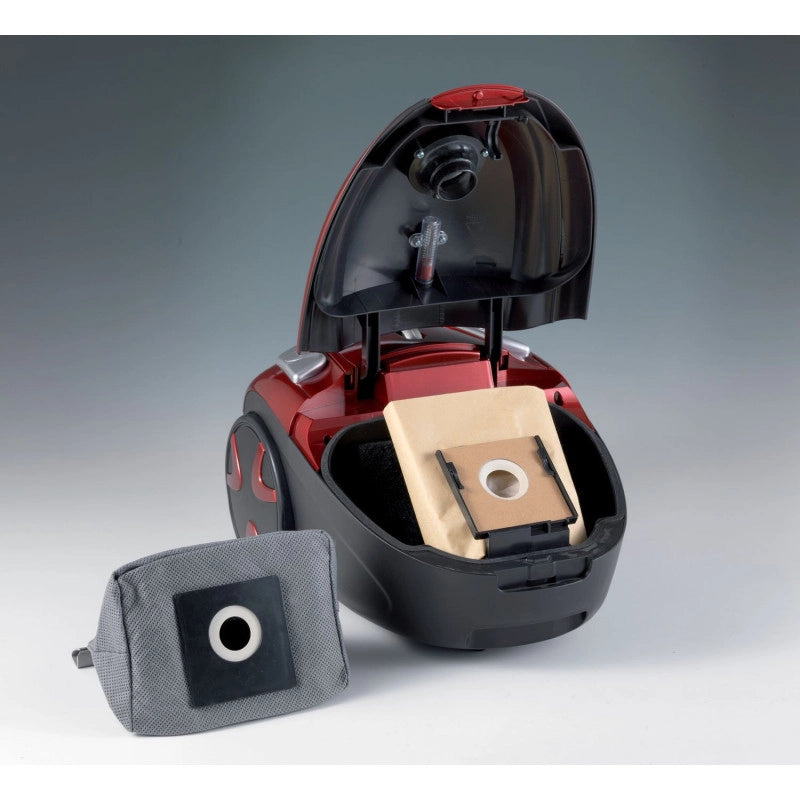 Aspirapolvere con Sacco Compatto - Regolazione Potenza, Kit Accessori Incluso