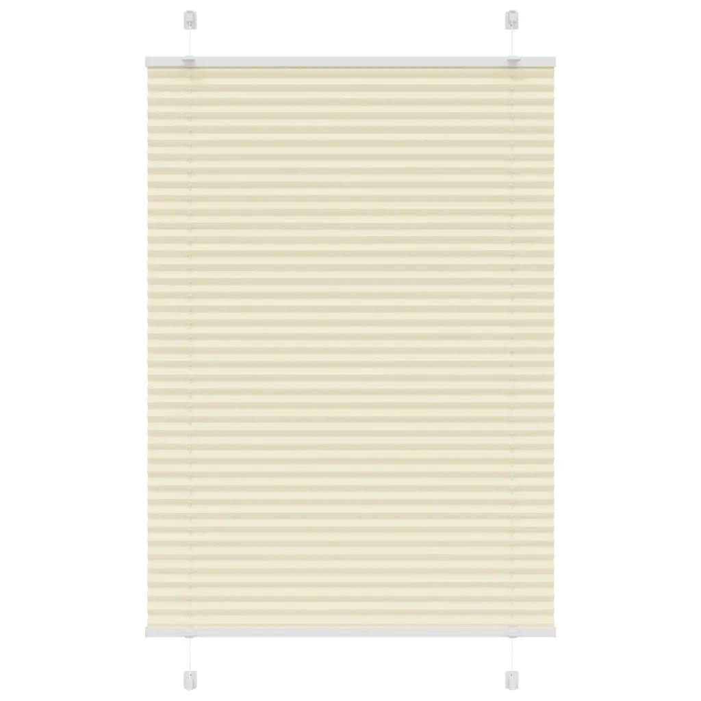 Tenda Plissettata Crema 100x150 cm Larghezza Tessuto 99,4 cm