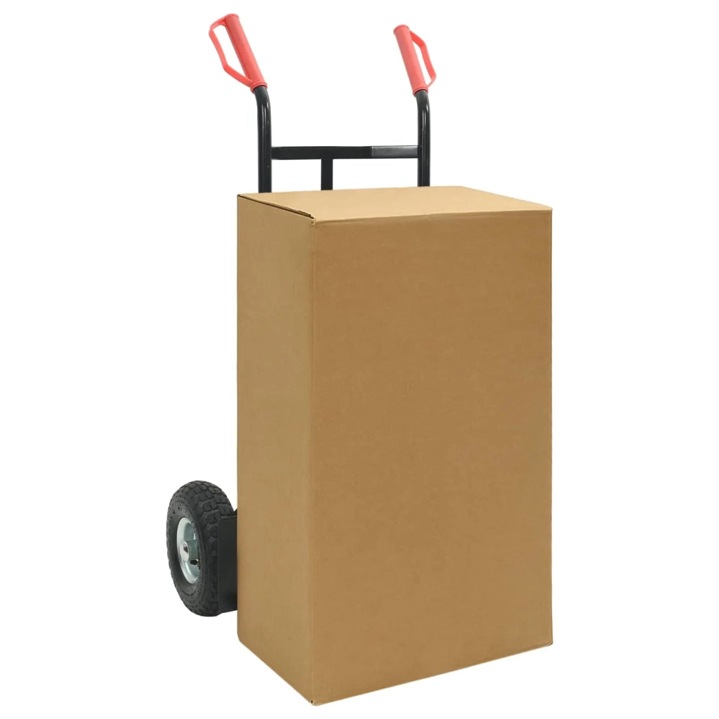Carrello Pieghevole Estensibile Nero e Rosso 57 x 46 x 113 cm CFW6832211