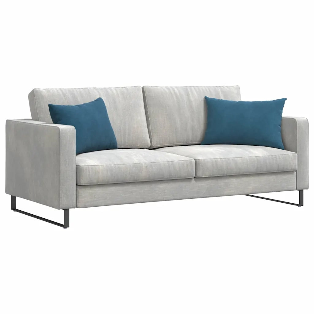 Cuscini da Divano 2 pz | Cuscini per sedie Blu 60 x 40 cm Tessuto in Cords