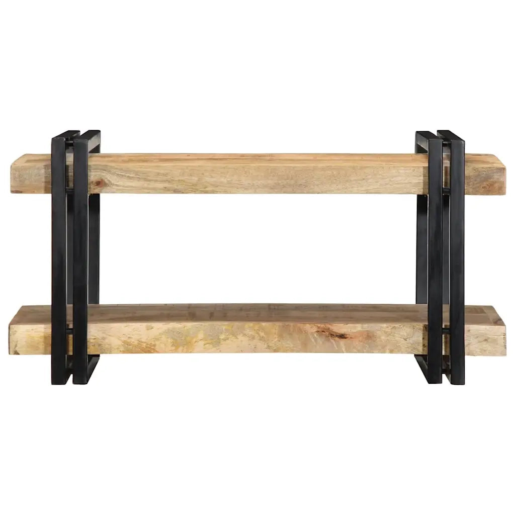 Mensola da Parete 70x33x35 cm in Legno Massello di Mango Grezzo 4017482