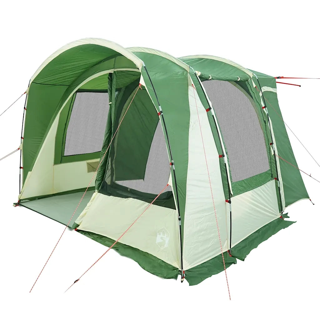 Tenda da Campeggio per Auto per 4 Persone Verde Impermeabile 4009497