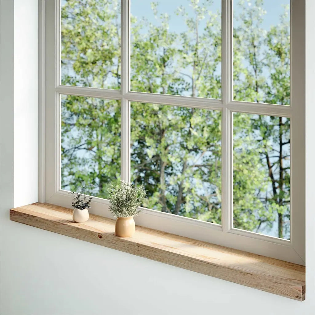 vidaXL Davanzali 2 pz Non Trattati 140x15x2cm Legno Massello di Rovere
