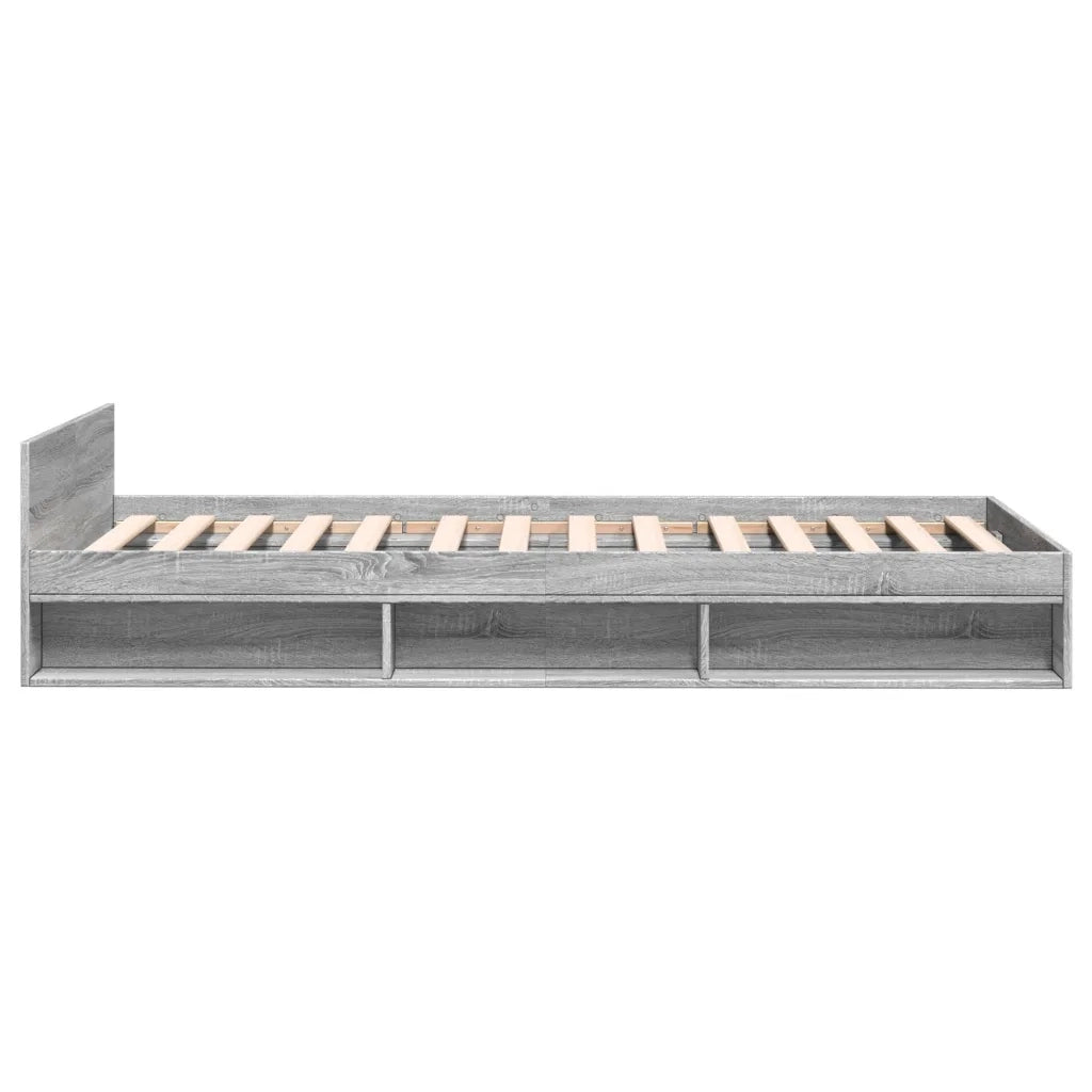 Giroletto Cassetto Grigio Sonoma 100x200 cm Legno Multistrato