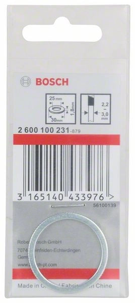 2600100231 - Anello riduttore per lame per sega circolare 30 x 25 x 1,8 mm