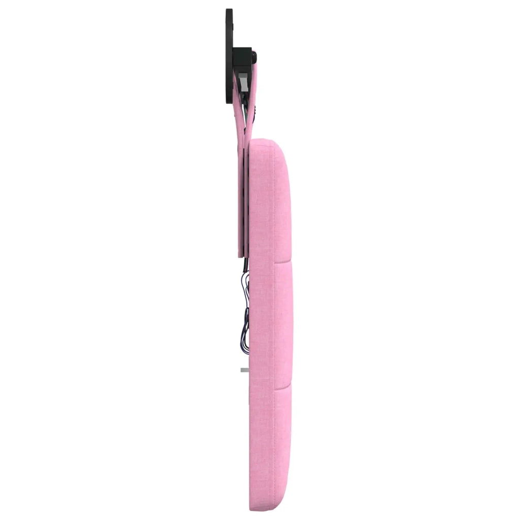 Testiera sospesa Con luce LED Rosa Tessuto