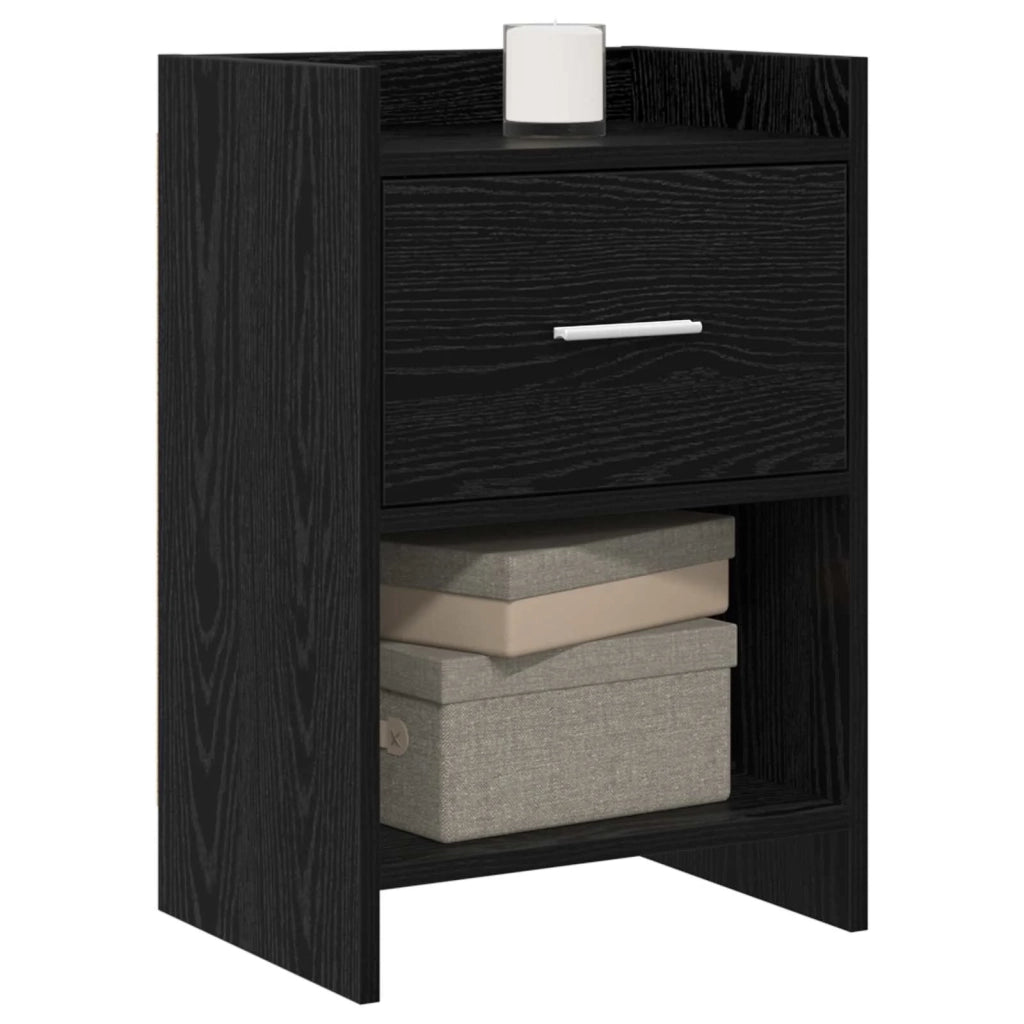 Comodini Rovere Nero 40 x 30 x 60 cm Legno ingegnerizzato 8010981