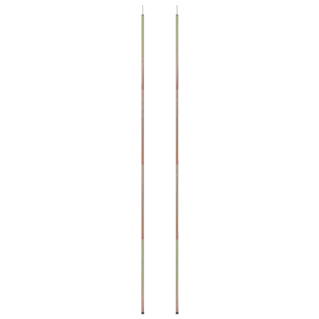 Aste per Parasole a Vela 2 pz 250 cm Acciaio Zincato CFW6758201