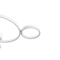 Plafoniera Modern in Metallo Olympia Bianco