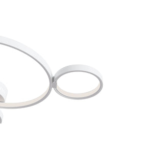 Plafoniera Modern in Metallo Olympia Bianco