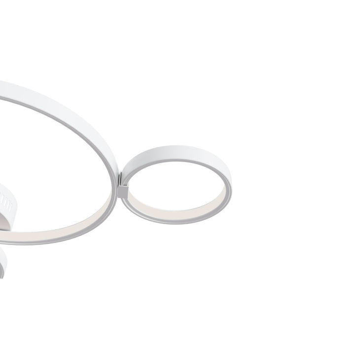 Plafoniera Modern in Metallo Olympia Bianco