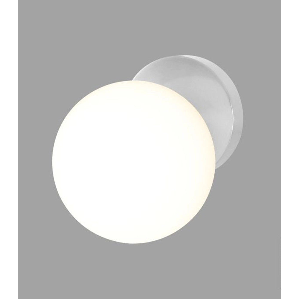 Trade Shop - Applique Lampada Da Parete Con Sfera Attacco E27 15cm Design Moderno Semplice 10557 -