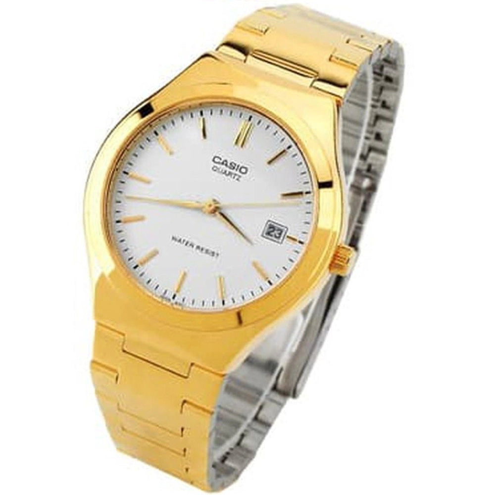 Trade Shop - Orologio Da Polso Casio Mtp-1170n-7ardf Analogico Uomo Acciaio Data Dorato -