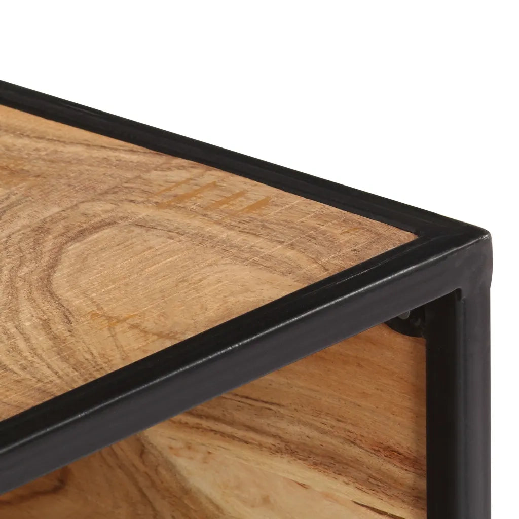 Tavolino da CaffÃ¨ 70x70x32 cm in Legno Massello di Acacia cod mxl 17280