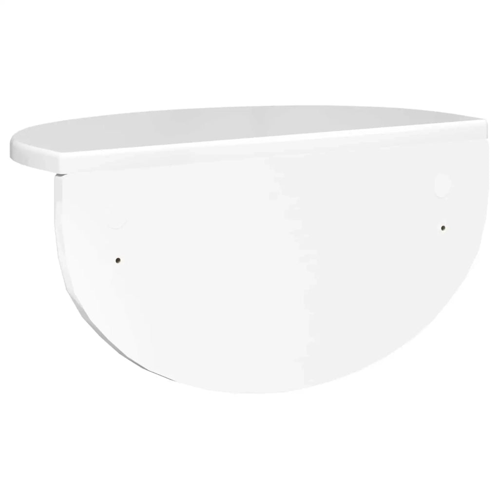 Scaffale da parete 2 pz Bianco Lucido 38 x 19 x 19 cm
