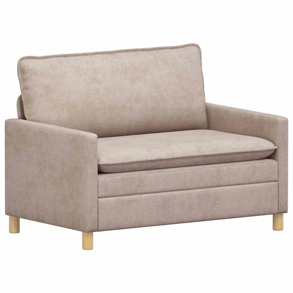 Set di divani 2 pcs Beige Poliestere