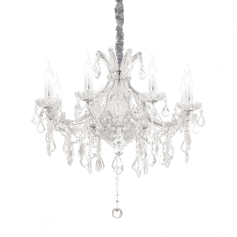 Lampada A Sospensione Napoleon Sp8 Cromo Ideal-Lux