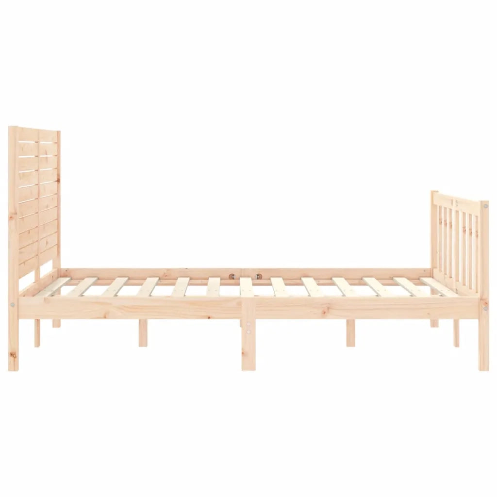 Giroletto senza Materasso 140x200 cm in Legno Massello di Pino 3193206