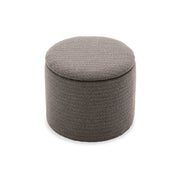 Pouf contenitore in tessuto, talpa