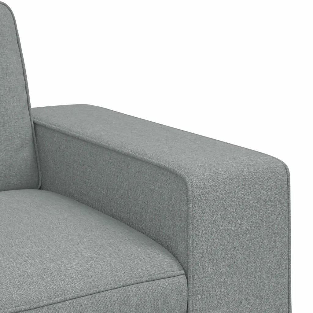 Divano Grigio chiaro 182 x 80 x 82 cm Tessuto