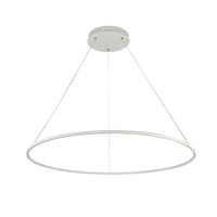 Lampada pendente Modern in Metallo Nola Bianco