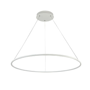 Lampada pendente Modern in Metallo Nola Bianco