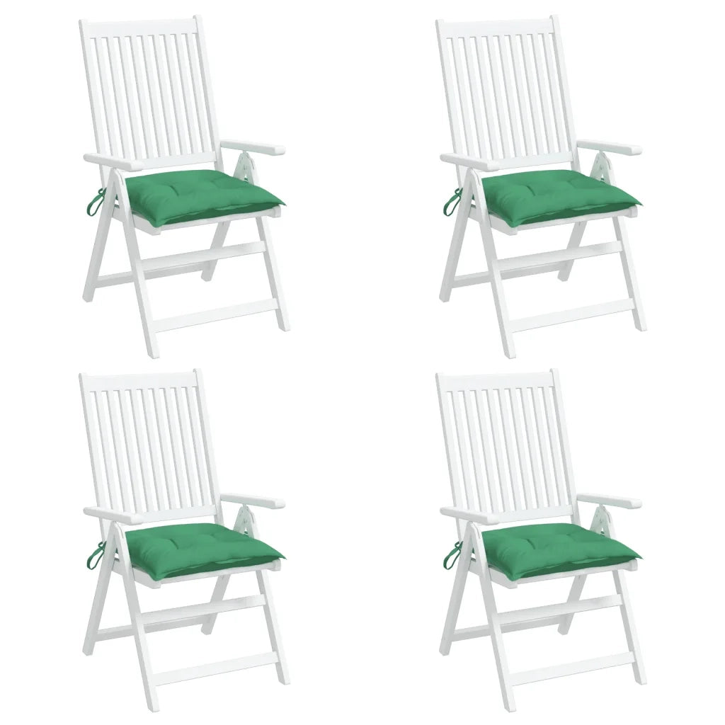 Cuscini per Pallet 4 pz Verdi 50x50x7 cm Tessuto Oxford