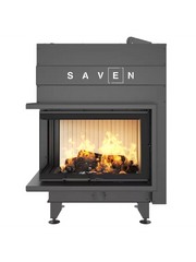 Caminetto ad angolo Inserto Apertura sinistra Energy Up 75x50x47 (15,1 kW) ECO