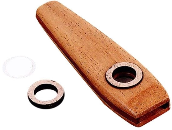 Strumento a Kazoo in Legno - Facile da Giocare - Divertimento Musicale - Adatto per Chitarra e Ukelele - Ideale per Principianti