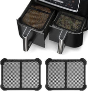 Due protezioni per piastra per air fryer - compatibili con AF400 e AF45 - silicone - protettori per piastra efficaci - riutilizzabili