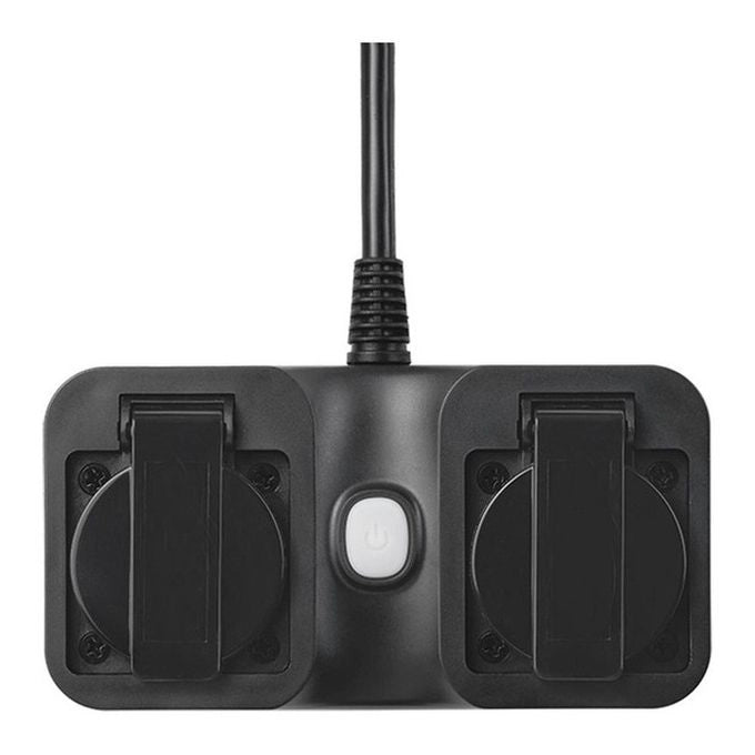 Edimax SP-1122WTO Presa Intelligente Wi-Fi Smart Home 2300 W Interno Esterno 2 Prese EU Alexa Google colore Nero
