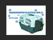 Trasportino per Cani e Gatti con Porta in Metallo ¨C zephmum ¨C Grigio