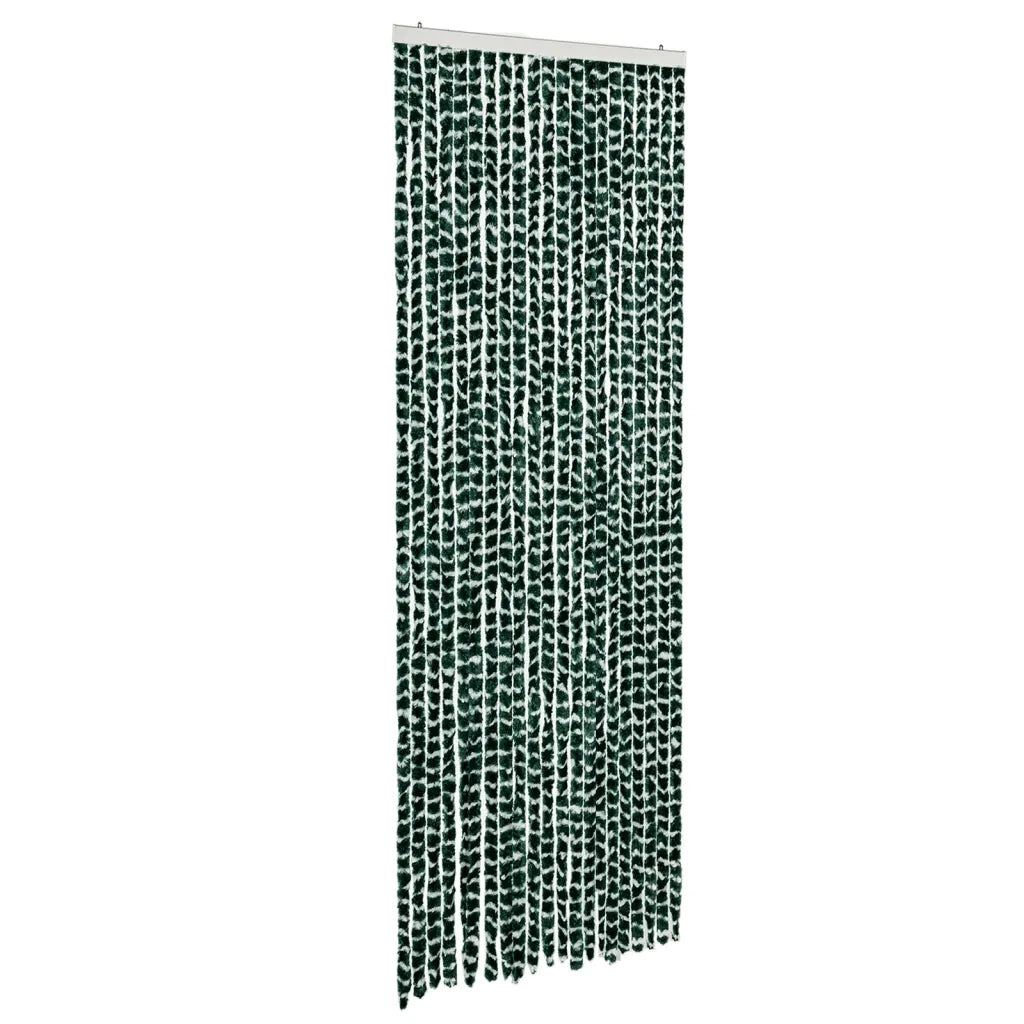 Tenda Antimosche Verde e Bianca 90x200 cm in Ciniglia CFW2920964