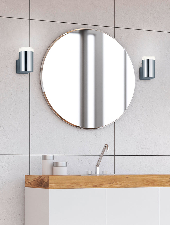 Applique da Interno a LED in Plastica Cromo