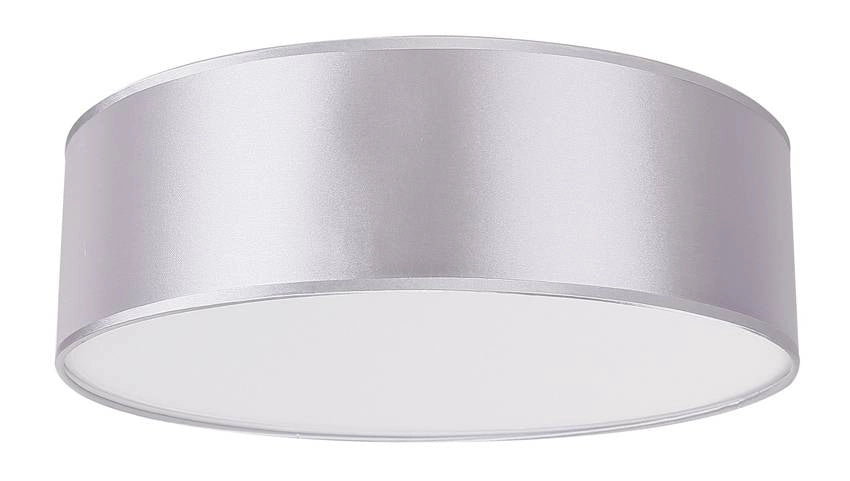 Plafoniera Candellux Kioto tonda grigia 40cm 3xE27