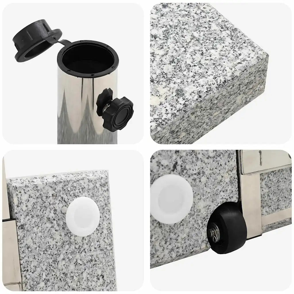 Base per ombrellone Grigio 41 x 41 x 37 cm Granito CFW8824472
