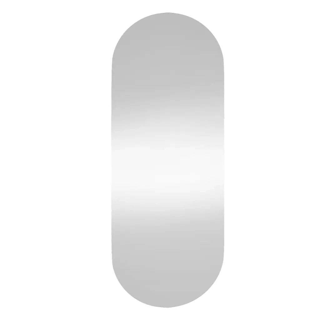 Specchio da Parete 20x50 cm Vetro Ovale 350453