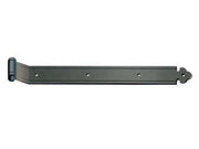 BANDELLE DRITTE CON ZANCA A FILO- - mm.300x35 - in ferro verniciato nero - 6 pezzi DIDIEFFE