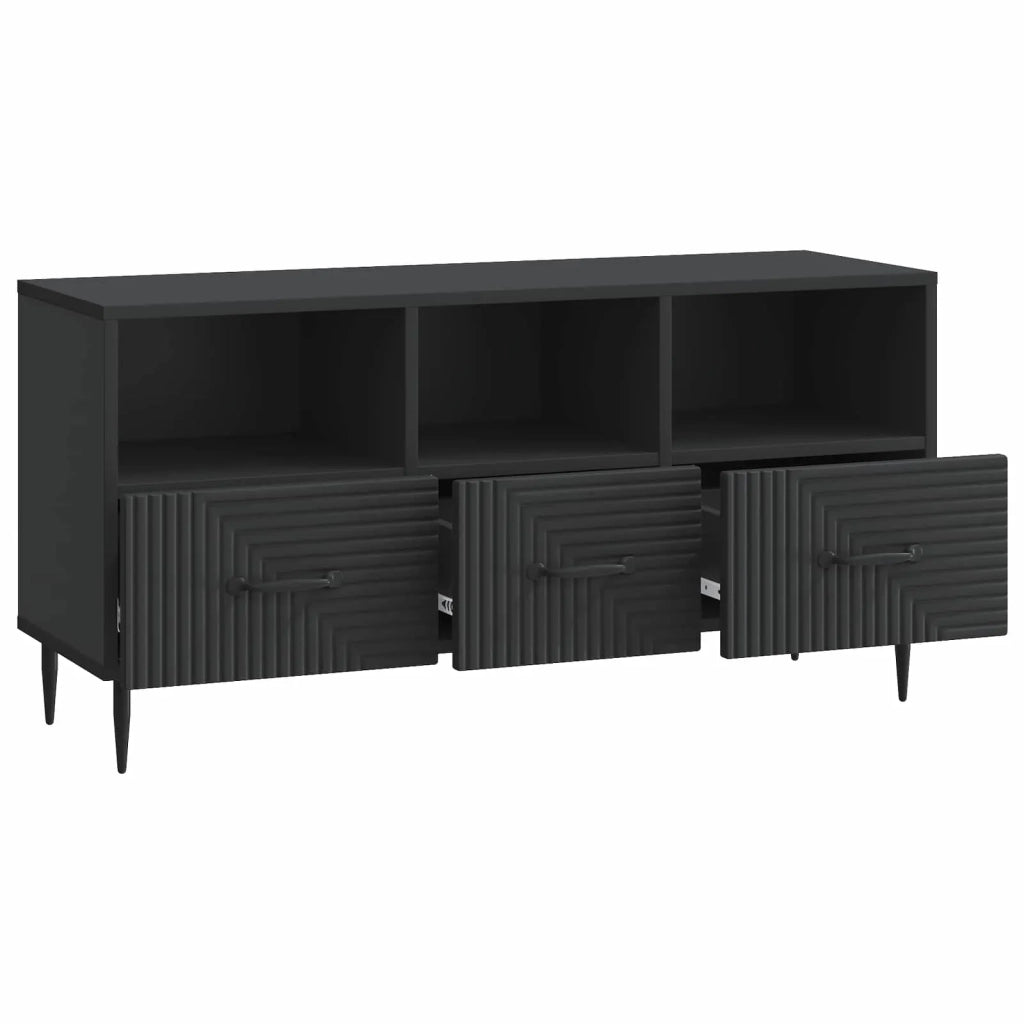 Mobile TV Nero 102 x 34,5 x 50 cm Legno ingegnerizzato 894906